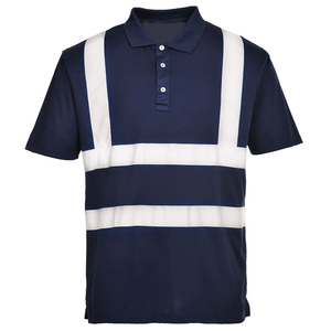Camiseta Polo de Alta Visibilidad para Hombre, Manga Corta, Ropa de Trabajo, Reflectante, de Seguridad, con Personalización - Product Image 4