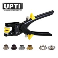 Pince à œillets en aluminium avec poignée en acier de haute qualité, fabriquée à Taïwan par UPTI, pour bricolage, 65 % d'économie d'énergie, OEM, noire, 5 mm