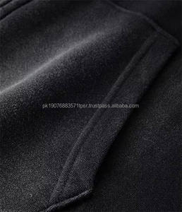 Sudadera con capucha para hombre de poliéster y algodón, estilo French Terry, con cremallera, lavado ácido, efecto desgastado, estilo vintage, de peso pesado - Product Image 6