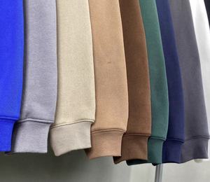 Sudaderas con capucha térmicas de algodón de peso pesado para el invierno, personalizable para hombres y mujeres Sudadera con capucha, 280-520 GSM - Product Image 3