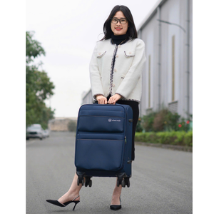 กระเป๋าเดินทางนุ่ม891กระเป๋าเดินทางสำหรับเด็ก20/24/28นิ้วกระเป๋าเดินทางโลโก้โลหะเคสกระเป๋าอลูมิเนียมกันน้ำ - Product Image 1