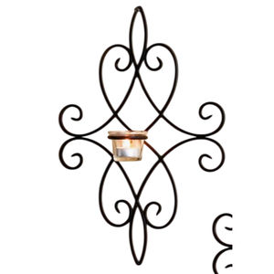 Modern Eco-Friendly Metal Iron <b>Wall</b> <b>Sconces</b> Quality Candle Holders for Indoor Christmas Decoration Stylish Design Candle Holder - Product Image 2