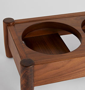 ชามอาหารแมวและน้ำสัตว์เลี้ยงชามไม้สำหรับแมวและลูกสุนัข - Product Image 5