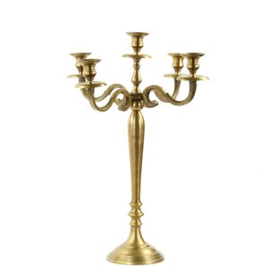 Fine Quality Brass Table Top <b>Candelabra</b> Latest Design for Christmas & Wedding Decor - Product Image 2