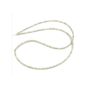 Impresionante Cadena de cuentas facetadas de diamantes collar de diamantes blancos naturales de primera calidad a la venta - Product Image 1