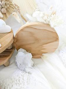 Base para Pastel de Madera de Acacia, Exhibición de Postres Rústica y Elegante, Bodas, Panaderías, Servidor de Pastel Artesanal, Mesa de Postres para Bodas - Product Image 3