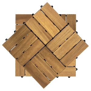 Moderno 300*300mm DIY baldosas de madera para Interior Exterior hogar jardín terraza patio trasero decoración-técnicas suaves al aire libre - Product Image 4