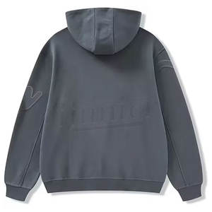 Sweat-shirts à capuche pour hommes de luxe, impression personnalisée en gros, coton épais et lourd, coupe ample, pull oversize, taille plus - Product Image 6