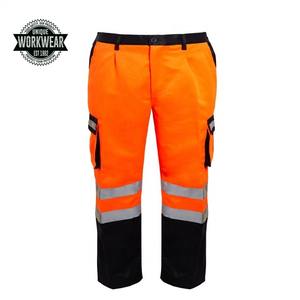 Pantalones de Trabajo Reflectantes de Seguridad de Alta Visibilidad Hechos a Medida con Múltiples Bolsillos - Product Image 3