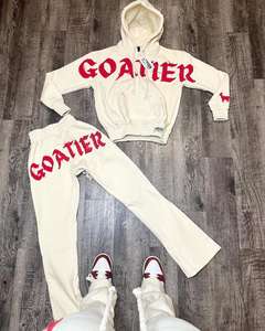 Chándal bordado personalizado con acabado lavado ácido unisex, ajuste cómodo, tela transpirable, patrón sólido, ropa de calle, venta al por mayor de fábrica - Product Image 6