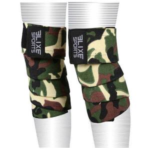 Hotsale Professional Gym Genouillère Wraps Logo Personnalisé Protection Flexible Haltérophilie avec Élastique Services OEM - Product Image 5