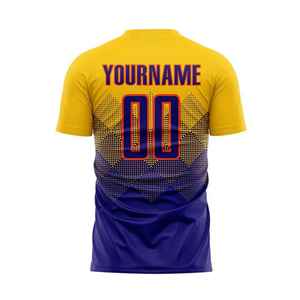 Maillots de football imprimés respirants et tendance de haute qualité 2026 – Maillots de football personnalisés à manches courtes 100 % polyester - Product Image 6