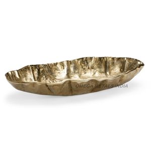 Tazón Redondo de Metal Plateado, Centro de Mesa Decorativo Moderno para Mesa de Centro, Mesa de Comedor, Decoración de Hotel - Product Image 3