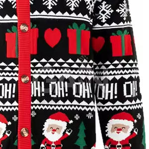 Vente en gros de sweatshirt de Noël chaud de haute qualité avec logo personnalisé sweat de Noël pour adultes - Product Image 4