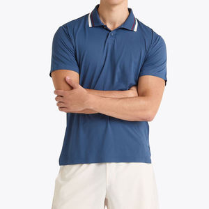 Custom Logo Silk Screen Printed Jersey O-<b>Neck</b> Short Sleeve Regular Fit Solid Pattern Breathable Quick Dry Lightweight <b>Men's</b> - Product Image 6