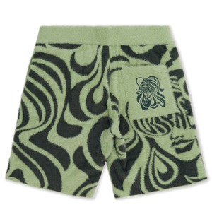 Producción OEM al por mayor de prendas de punto de moda, entrega rápida, pantalones cortos de mohair gruesos y afelpados para hombre, ropa informal cálida de invierno al por mayor - Product Image 4