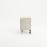 Pieds de table d'appoint modernes, table basse en bois d'hévéa, MDF, placage de chêne, meubles durables pour salon, usage intérieur domestique, vente en gros OEM ODM