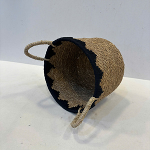 Cesta Circular de Mimbre de Lujo, Ecológica y Multiusos con 2 Asas, Diseño Multifuncional - Product Image 5