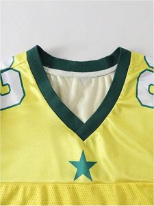 T-shirt en maille Boxy surdimensionné à manches courtes pour hommes, avec logo personnalisé, 100% polyester, sublimation, col en V - Product Image 5