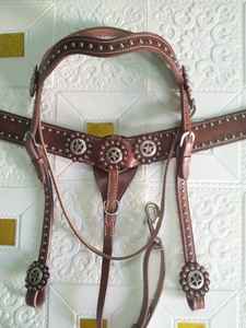 Juego de cabeza y coraza de cuero Premium Duradero y elegante - Product Image 4