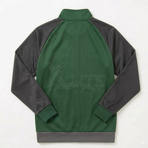 Wholesale Men's <b>Track</b> <b>Jacket</b> Stand Collar Front Logo Breathable Winter Full Zip Sports <b>Jacket</b> for Gym Running Training Teamwear - Product Image 2