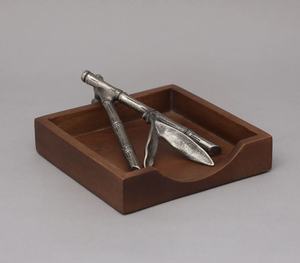 Soporte de pañuelos Gingko, caja de servilletas decorativa, dispensador de pañuelos de mesa moderno, accesorios de baño para oficina en casa - Product Image 6