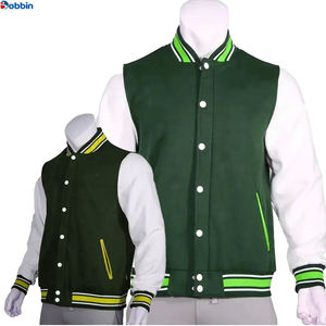 Veste de baseball varsity pour homme de haute qualité personnalisée, veste d'hiver de collège, en tissu de toile, nouvelle conception, taille plus - Product Image 1