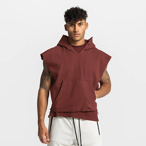 ยิมส์บุรุษแบรนด์เสื้อผ้าเพาะกายผ้าฝ้ายเสื้อกล้ามแขนกุดเสื้อกั๊กเสื้อกันหนาวออกกําลังกายกีฬาเสื้อชาย - Product Image 3