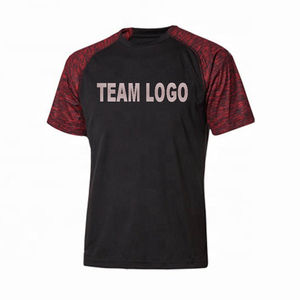 Envío Rápido y Servicio OEM Camisetas Deportivas de Secado Rápido de Alta Calidad para Hombre, Manga Corta, Ajuste Atlético, Camiseta de Fútbol para Equipos Juveniles - Product Image 3