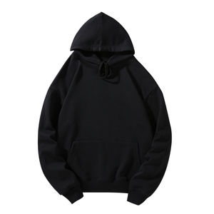 Premium Quality 100% Cotton Thermal Hoodie for Men Custom Logo 3D for Puff Print Oversized Puff Printing OEM Autumn Plain Dyed - Product Image 4