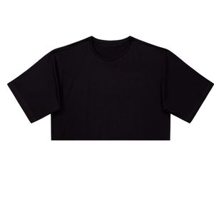 เสื้อยืดลำลองผู้ชายไซส์ใหญ่ คุณภาพสูง ปรับแต่งโลโก้ได้ ด้านหน้าสีดำ 220gsm ผ้าฝ้ายออร์แกนิค 100% ระบายอากาศได้ดี ปักลาย - Product Image 4