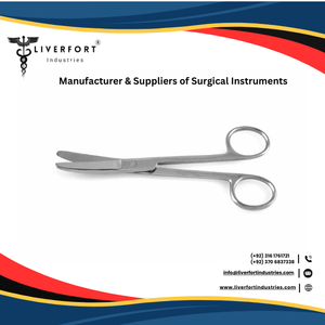 Ciseaux chirurgicaux légers de 6 po (15,2 cm) à motifs délicats, en acier inoxydable, à pointes très affûtées, instruments chirurgicaux LIVER FORT - Product Image 4