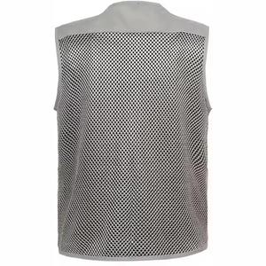 Chaleco multibolsillo para hombre Tejido de poliéster duradero para tareas de fábrica, jardinería y mantenimiento - Product Image 5