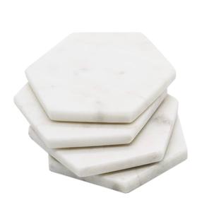 Posavasos de mármol a precio directo de fábrica, posavasos de mármol ecológico, posavasos de mármol de diseño creativo de tamaño personalizado de buena calidad - Product Image 5