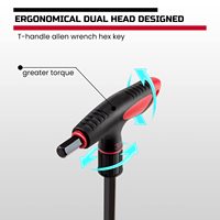 Set Kunci Allen Hex Profesional 16pcs SAE Metric Standar Presisi, Pegangan Ergonomis, Laris Terjual