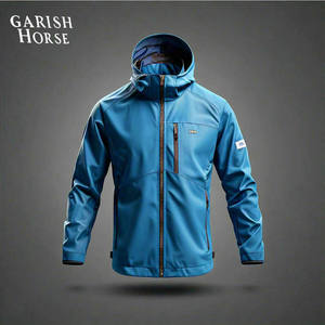 Vestes Personnalisables à Fermeture Éclair Complète pour Hommes, Respirantes, avec Coque Souple, Manches Avant, Gris, Haute Qualité, Vente en Gros - Product Image 5