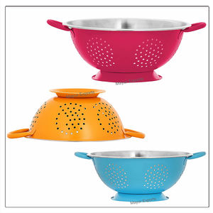 28 cm Écologique En Acier Inoxydable Passoire Profonde Cuisine En Métal Ustensiles De Cuisine Passoires Passoires Pour Égoutter Les Légumes Riz - Product Image 5