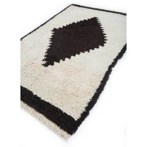 Alfombra de Lana Zuri Ivory, Tejida a Mano con Patrón Geométrico, para Sala de Estar, Pasillo, Entrada o Dormitorio - Pae-305 - Product Image 2