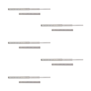Set di 5 guide per cassetti con cuscinetti a sfera 45mm di altezza 500mm di profondità di estensione completa vetrini in zinco - Product Image 1