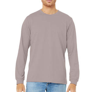 Chemises à manches longues surdimensionnées à col ras du cou personnalisées en gros - Product Image 1