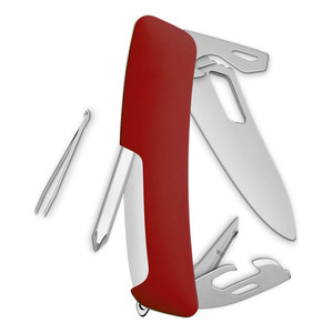 Coltello Tascabile Swiza Allmatt Single Hand SH04 R - 12 Funzioni Rosso Scuro - Product Image 2