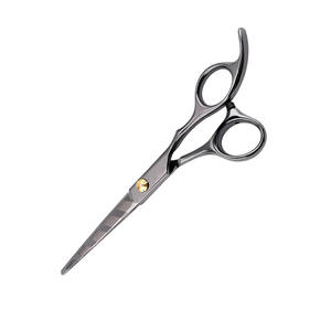 Tijeras de corte de pelo de peluquero de alta calidad con pulido de espejo, tijera de salón de belleza con reposapiés fijo, mango de plástico - Product Image 3