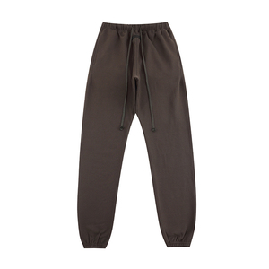 Men's Solid Color Drawstring Sweatpants Casual Loose Fit Mid Waist Cotton Pants Autumn Plus Size Men's Pants & <b>Trousers</b> - Product Image 1
