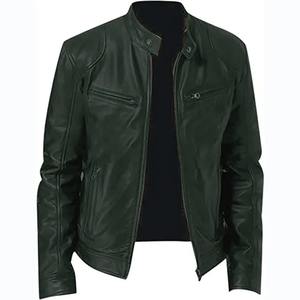 Vêtements d'extérieur pour hommes DST veste décontractée veste formelle poids lourd élégant à la mode classique vêtements de tous les jours bombardier en cuir pur vestes pour hommes - Product Image 3