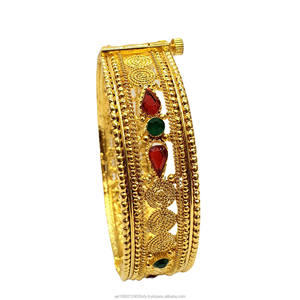 กำไลข้อมือแบบละเอียดสำหรับผู้หญิงชุดเคลือบทอง24 KT - Product Image 3