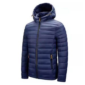 Chaqueta Acolchada Ligera para Hombre, Personalizable, de Alta Calidad, Impermeable, Cortavientos, Informal, con Cuello Alto, Personalizable en la Parte Delantera - Product Image 3