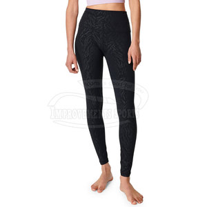 2024 femmes haute élastique Sport Leggings sans couture Fitness Gym porter décontracté respirant Yoga conception Logo personnalisé taille vente en ligne - Product Image 3