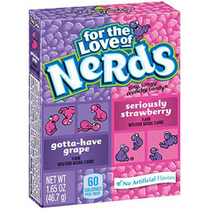 Nerds Rainbow Ropes, Caja de 24 Unidades (26g/0.92oz), Dulces Suaves y Masticables Recubiertos con Trocitos Crujientes de Nerds, para Fiestas, Venta al Por Mayor - Product Image 2