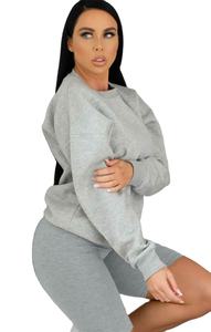 La última sudadera personalizada para mujer, puños de escote acanalado largo para entrenamientos de otoño e invierno para mujer - Product Image 5