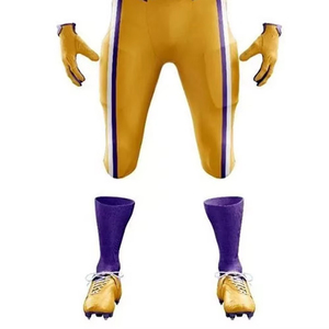 Maillot de football américain à manches courtes, tissu léger et respirant, vêtements d'entraînement athlétique, contrôle de l'humidité, ensembles durables - Product Image 5